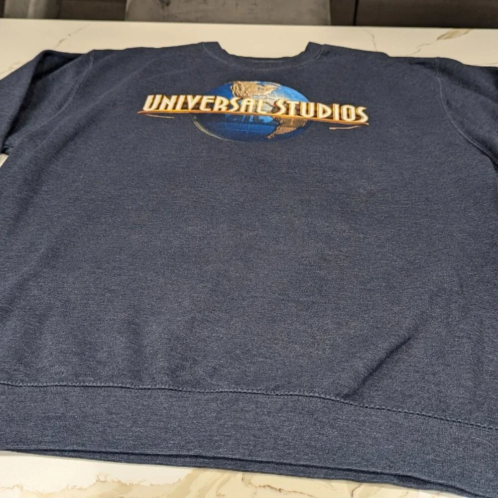 Universal Studios Sweatshirt Cozy Pullover Crewneck Unisex Orlando dark blue - Picture 2 of 6